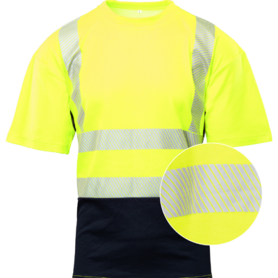 BRIXTON FLASH T-SHIRT SIATKA TRANSFER BF-017-Y ŻÓŁTY