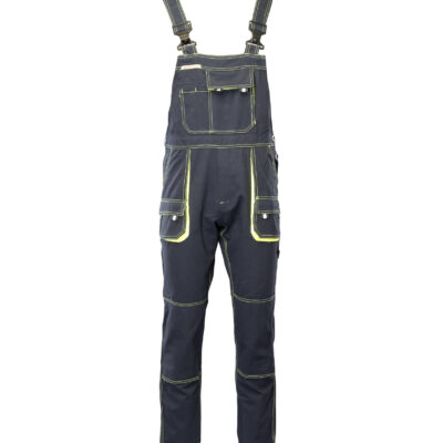 BRIXTON SPARK SPODNIE OGRODNICZKI GRANAT/ŻÓŁTY