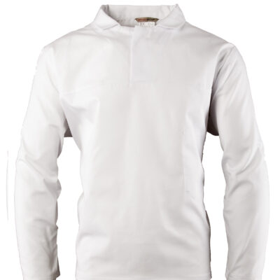 BRIXTON WHITE BLUZA DŁUGI RĘKAW HACCP WKŁADANA PRZEZ GŁOWĘ