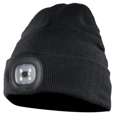 CHAPLIN CZAPKA Z DZIANINY LED CZARNA