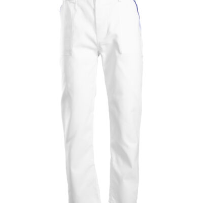 MAX-POPULAR SPODNIE DO PASA - BIAŁE