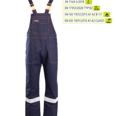 PROFFLAM ANTISTATIC SPODNIE OGRODNICZKI ODBLASK KAT.II