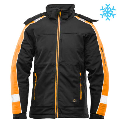 SEVEN_KINGS OCIEPLANY SOFTSHELL RIVAL POMARAŃCZOWY