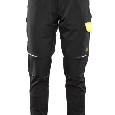 SEVEN KINGS RIVAL SPODNIE SOFTSHELL CZARNY/ŻÓŁTY