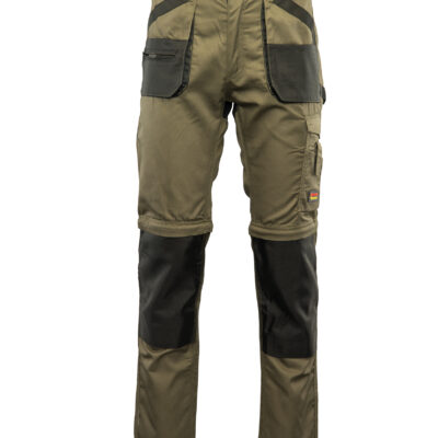 BRIXTON PRACTICAL SPODNIE DO PASA KHAKI - ODPINANE NOGAWKI