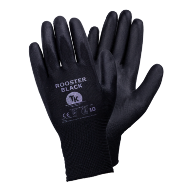 RĘKAWICE TK GLOVES ROOSTER BLACK 10