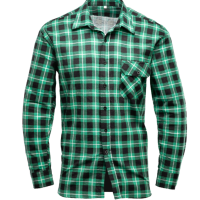 BONO BONO KOSZULA FLANELOWA ZIELEŃ