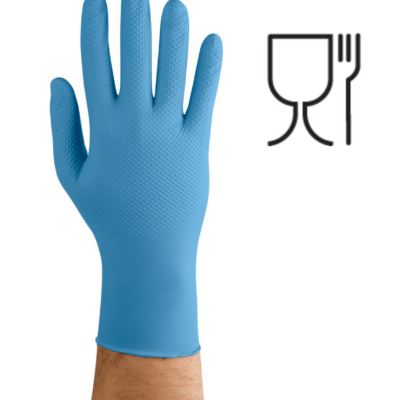 RĘKAWICE GRIPZZLY NITRYL NIEBIESKI