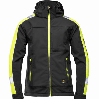 SEVEN_KINGS RIVAL SOFTSHELL RIVAL CZARNY/ŻÓŁĆ