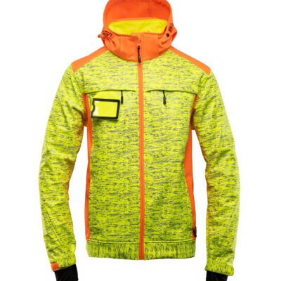 SEVEN_KINGS SEVEN KINGS CROSS SOFTSHELL KURTKA ŻÓŁĆ/POMARAŃCZ