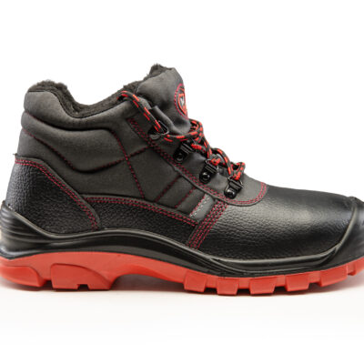 MAX-POPULAR. TRZEWIK OCIEPLANY CZERWONY S3 SRC