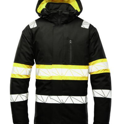 SEVEN_KINGS SEVEN KINGS ECO RIVAL KURTKA CZARNY/ŻÓŁTY