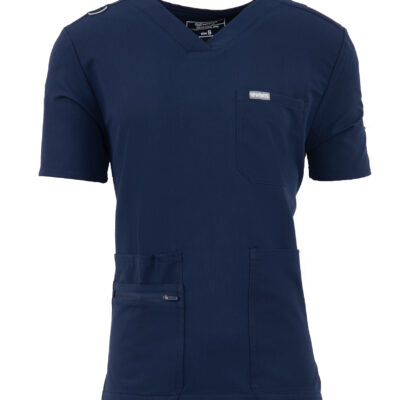 MYNTS MYNTS V-Neck Pocket Genius - ScrubTop Men MMT003 Midnight Navy