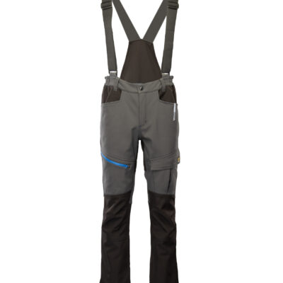 SEVEN_KINGS TOPAZ TOPAZ SPODNIE SOFTSHELL OCIEPLANE STAL/CZARNY