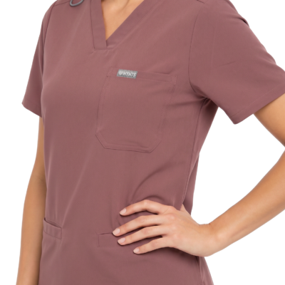 MYNTS MYNTS V-Neck Two Pockets – Scrub Top Women WMT002 Terra Rose