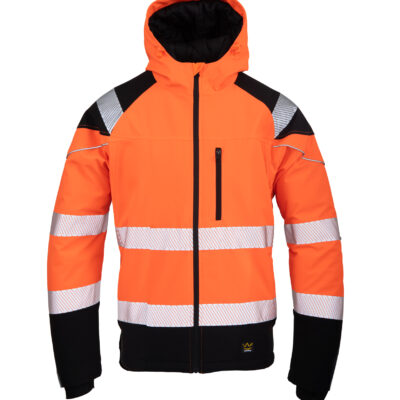 SEVEN KINGS. SEVEN KINGS FLASH KURTKA SOFTSHELL OCIEPLANY HIVI SKF007 POMARAŃCZ